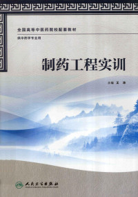 王沛主编；阎雪莹，金向群副主编, 主编, 王沛 , 副主编, 阎雪莹, 金向群, 王沛 — 制药工程实训 供中药学专业用