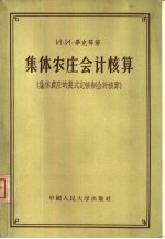 （苏）毕克（И.И.Бик）著；乔曾锐译 — 集体农庄会计核算 集体农庄的复式记帐制会计核算