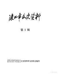 中国人民政治协商会议四川省渡口市委员会文史资料研究委员会 — 渡口市文史资料 第1辑