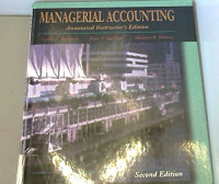 Raiborn, Cecily A., Barfield, Jesse T., Kinney, Michael R., Cecily A. Raiborn, Jesse T. Barfield, Michael R. Kinney, Cecily A Raiborn, Jesse T Barfield, Michael R Kinney — MANAGERIAL ACCOUNTING（SECOND EDITION）