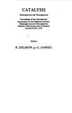 B.DELMON — CATALYSIS--HETEROGENEOUS AND HOMOGENEOUS