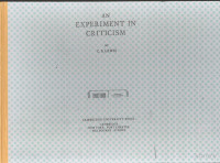 C.S.LEWIS — AN EXPERIMENT IN CRITICISM