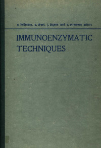 G.EFLDMANN. — IMMUNOENZYMATIC TECHN-QUES：PROCEEDINGS