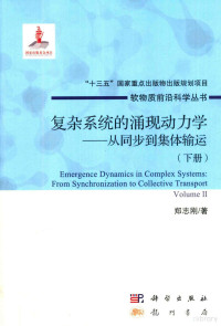 （中国）郑志刚, ZHENG ZHI GANG — 软物质前沿科学丛书 复杂系统的涌现动力学 从同步到集体输运 下