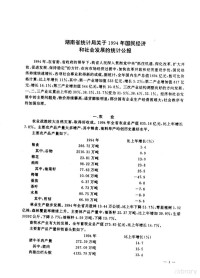 湖南省统计局编, 湖南省统计局编, 湖南省统计局 — 湖南统计年鉴 1995