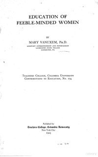 MARY VANUXEM — a