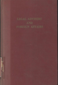 H.C.L.MERILLAT — LEGAL ADVISERS AND FOREIGN AFFAIRS