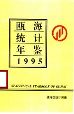 瓯海区统计局编 — 瓯海统计年鉴 1995