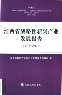 江西省战略性新兴产业发展报告课题组著, 江西省战略性新兴产业发展报告课题组著, 江西省战略性新兴产业发展报告课题组 — 江西省战略性新兴产业发展报告 2010-2013