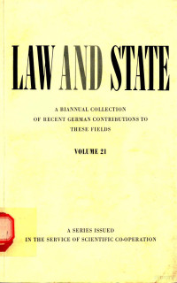 THESE FIELDS — LAW AND STATE VOLUME 21