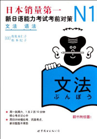 FreePic2Pdf, (日)佐佐木仁子，(日)松本纪子著 — 新日语能力考试考前对策 N1语法