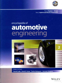 DAVID CROLLA — ENCYCLOPEDIA OF AUTOMOTIVE ENGINEERING VOLUME 2