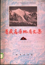 地质矿产部青藏高原地质文集编委会编 — 青藏高原地质文集 9