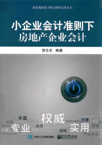 贺志东编著, 贺志东 (1974-) — 小企业会计准则下房地产企业会计