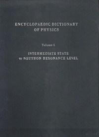 J. THEWLIS — ENCYCLOPAEDIC DICTIONARY OF PHYSICS VOLUME 4