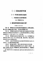  — 军事：国民政府军制和革命军北伐与军事编遣和国民党军阀混战