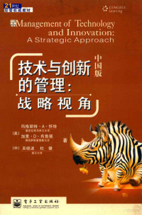 （美）玛格丽特·A·怀特（White — 技术与创新的管理：战略视角 中国版=Management of Technology and Innovation:A Strategic Approach