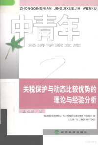 王元颖著, 王元颖, 1973- — 关税保护与动态比较优势的理论与经验分析