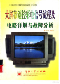 曹汉源编著, 曹汉源编著, 曹汉源 — 大屏幕遥控彩电信号流程及电路详解与故障分析