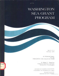 EDMUND P.NUNNALLEE — AN OPERATORS'MANUAL FOR THE HYDROACOUSTIC DATA COLLECTION SYSTEM