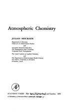  — Atmospheric Chemistry