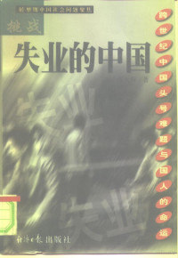 汪大海 — 转型期中国社会问题聚焦 挑战失业的中国 跨世纪中国头号难题