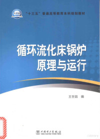 王世昌编；陈群主审, 王世昌编, 王世昌 — “十三五”普通高等教育本科规划教材 循环流化床锅炉原理与运行