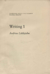 ANDRES LITTLEJOBN — WRITING 1 ANDRES LITTLEJOBN