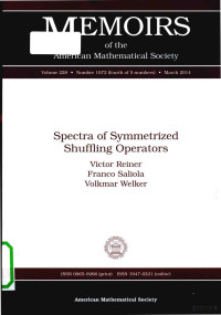 Victor Reiner , Franco Saliola , Volkmar Welker — Spectra of symmetrized shuffling operators Volume 228