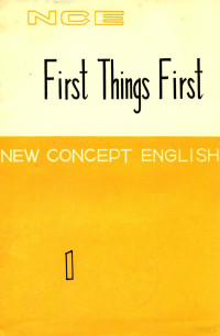 L.G.ALEXANDER — FIRST THINGS FIRST:RECORDED DRILLS:TAPESCRIPT 1