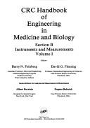 BARRY N.FEINBERG DAVID G.FLEMING, Barry N Feinberg, David G Fleming, Albert H Burstein, Eugene Bahniuls, Chemical Rubber Company, David G Fleming, Barry N Feinberg, David G. Fleming, Fleming/Feinber — HANDBOOK OF ENGINEERING IN MEDICINE AND BIOLOGY SECTION B VOLUME I