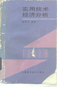 段秋平编著, 段秋平编著, 段秋平 — 实用技术经济分析