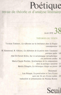 Tzvetan Todorov — Théories du texte