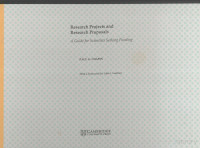 PAUL G.CHAPIN — RESEARCH PROJECTS AND RESEARCH PROPOSALS