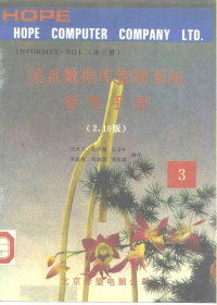 汪木兰等编译 — 关系数据库管理系统参考手册  2.10版  3