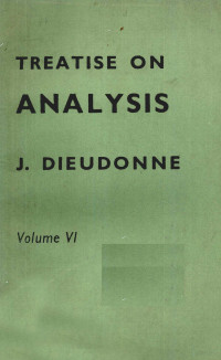 J.DIEUDONNE — TREATISE ON ANALYSIS VOLUME Ⅵ