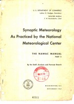  — Synoptic Meteorology As Practiced by the National Meteorological Center