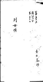 彭炳基抄 — 莆田县志卷 列女传 第55卷