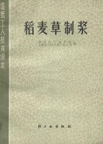 西北轻工业学院，上海市造纸工业公司编 — 造纸工人技术读本 稻麦草制浆