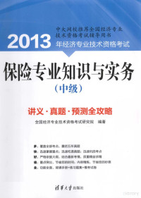 全国经济专业技术资格考试研究院编著, 全国经济专业技术资格考试研究院编著, 索晓辉, 全国经济专业技术资格考试研究院 — 保险专业知识与实务 中级