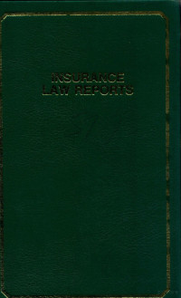 Kenneth Cannar, F. N Eaglestone — INSURANCE LAW REPORTS VOLUME 3