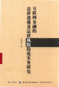 王晓萌 — 互联网金融的法律透视及法律风险防范实务研究