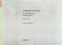 SUZANNE ROMAINE — LANGUAGE IN SOCIETY SECOND EDITION