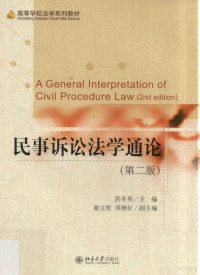 洪冬英主编 — 民事诉讼法学通论 第2版=A general interpretation of civil procedure law