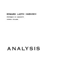 Edward Lauth Haenisch, W.conway Pierce — Analysis