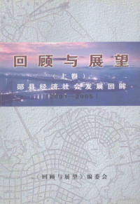 《回顾与展望》编委会 — 回顾与展望 郧县经济发展回眸 2011-2005