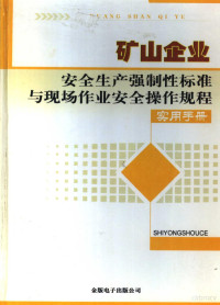 胡振云主编 — 矿山企业安全生产强制性标准与现场作业安全操作规程实用手册 4