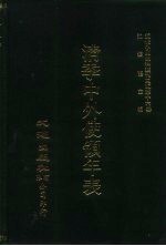 佚名辑 — 近代中国史料丛刊三编 153 清季中外使领年表