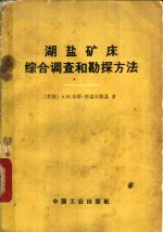 （苏）京斯-李道夫斯基，А.И.著；王锐等译 — 湖盐矿床综合调查和勘探方法