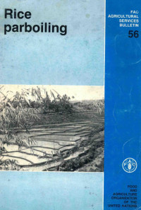 F.GARIBOLDI, F Gariboldi, Food and Agriculture Organization of the United Nations, Gariboldi, F., F. Gariboldi — RICE PARBOLILNG